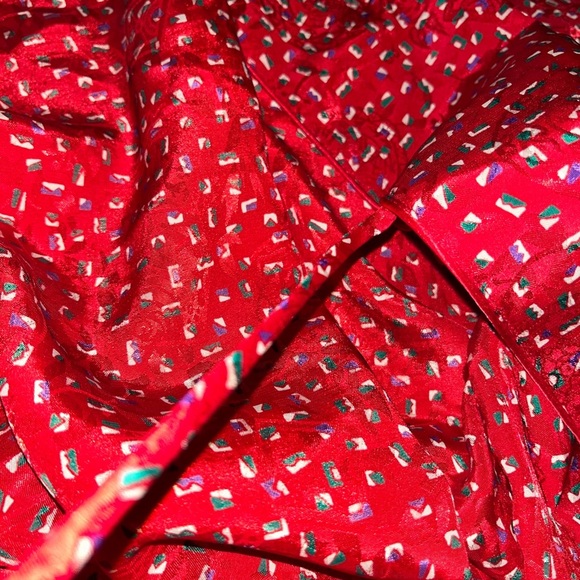 Victorias Secret red robe holiday tie front lingerie christmas medium large M/L - Picture 9 of 9